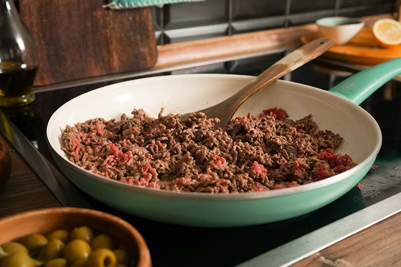 hackfleisch-anbraten-picadillo-habanera Hackfleisch anbraten - Picadillo a la Habanera