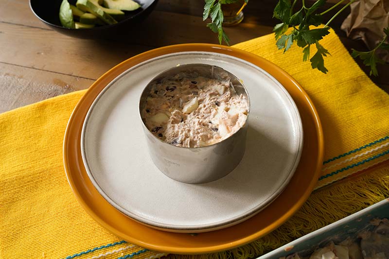 thunfischfüllung-schichten-causa-rellena Thunfischfüllung schichten - Causa Rellena